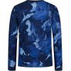 imageUnder Armour Boys Outdoor Long Sleeve Tee Stylish Crew Neckline Cute Full FitTech Blue Rock Shades