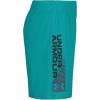 imageUnder Armour Boys Prototype Short Elastic Waistband Soft ampamp ComfortableCircuit Teal  Wordmark