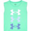 imageUnder Armour Boys Tech Tri Logo Tank Top299 Vapor Green  Celeste  Starlight
