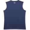 imageUnder Armour Boys Tech Tri Logo Tank Top410 Midnight Navy  Steel  Sky Blue