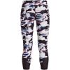 imageUnder Armour Girls HeatGear Printed Ankle Crop Legging101 White  Pink Punk  Pink Punk