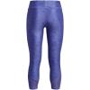 imageUnder Armour Girls HeatGear Printed Ankle Crop Legging495 Baja Blue   Black