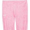 imageUnder Armour Girls HeatGear Printed Ankle Crop Legging676 Pink Sugar   White