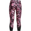 imageUnder Armour Girls HeatGear Printed Ankle Crop Legging682 Fluo Pink  Black  White