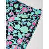 imageUnder Armour Girls HeatGear Printed Ankle Crop LeggingBlack 003 Fresco Blue  Black