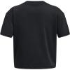 imageUnder Armour Girls Motion Short Sleeve T Shirt001 Black   Jet Gray