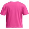 imageUnder Armour Girls Motion Short Sleeve T Shirt652 Rebel Pink   Pink