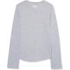 imageUnder Armour Girls Outdoor Long Sleeve Tee Stylish Crew Neckline Cute Full FitGray Dream Scape