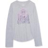 imageUnder Armour Girls Outdoor Long Sleeve Tee Stylish Crew Neckline Cute Full FitGray Dream Scape