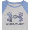 imageUnder Armour Girls Outdoor Long Sleeve Tee Stylish Crew Neckline Cute Full FitMod Gray Speckle Logo