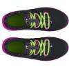 imageUnder Armour Girls Pre School Infinity Alternate Lace Sneaker002 BlackVivid MagentaMorph Green