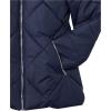 imageUnder Armour Girls Quilted Puffer Jacket Front Pockets ampamp Hooded Back MidWeight ampamp Water RepellentMidnight Navy