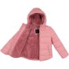 imageUnder Armour Girls Quilted Puffer Jacket Front Pockets ampamp Hooded Back MidWeight ampamp Water RepellentPink ElixirRose Gold