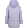 imageUnder Armour Girls Quilted Puffer Jacket Front Pockets ampamp Hooded Back MidWeight ampamp Water RepellentSalt Purple