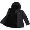 imageUnder Armour Girls Quilted Puffer Jacket Front Pockets ampamp Hooded Back MidWeight ampamp Water RepellentWillow Black