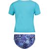 imageUnder Armour Girls Rashguard SetBlue Surf Tropic