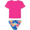imageUnder Armour Girls Rashguard SetRebel Pink Floral
