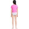 imageUnder Armour Girls Rashguard SetRebel Pink Stripe