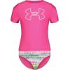 imageUnder Armour Girls Rashguard SetRebel Pink Stripe