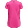 imageUnder Armour Girls Tech Big Logo Short Sleeve Crew Neck653 Rebel Pink  Titan Gray  Black