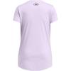 imageUnder Armour Girls Tech Block Logo Short Sleeve T Shirt535 Salt Purple   Black