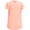 imageUnder Armour Girls Tech Block Logo Short Sleeve T Shirt897 Flare Orange   Earthen Orange