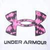 imageUnder Armour Girls Tech Print Big Logo Short Sleeve Crew103 White  Black  Rebel Pink