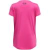 imageUnder Armour Girls Tech Print Big Logo Short Sleeve Crew653 Rebel Pink  Titan Gray  Black