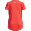 imageUnder Armour Girls Tech Print Big Logo Short Sleeve Crew877 After Burn   Orange Tropic