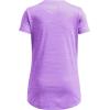 imageUnder Armour Girls Tech Twist Wordmark Logo Short Sleeve T Shirt525 Lavish   Salt Purple