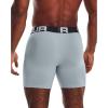 imageUnder Armour Mens Charged Cotton 6inch Boxerjock 3PackHarbor BlueMod Gray