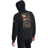 imageUnder Armour Mens Freedom Flag Hoodie001 Black   Desert Sand
