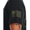 imageUnder Armour Mens Freedom Graphic Short Sleeve TShirt by 1775001 Black   Marine Od Green