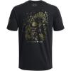 imageUnder Armour Mens Freedom Graphic Short Sleeve TShirt by 1775001 Black   Marine Od Green