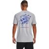 imageUnder Armour Mens Freedom Graphic Short Sleeve TShirt by 1775011 Mod Gray Light Heather   Royal