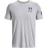 imageUnder Armour Mens Freedom Graphic Short Sleeve TShirt by 1775011 Mod Gray Light Heather   Royal