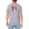 imageUnder Armour Mens Freedom Graphic Short Sleeve TShirt by 1775035 Steel Medium Heather   Academy