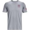 imageUnder Armour Mens Freedom Graphic Short Sleeve TShirt by 1775035 Steel Medium Heather   Red