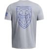 imageUnder Armour Mens Freedom Graphic Short Sleeve TShirt by 1775035 Steel Medium Heather   Team Royal