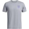 imageUnder Armour Mens Freedom Graphic Short Sleeve TShirt by 1775035 Steel Medium Heather   Team Royal