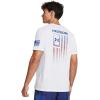 imageUnder Armour Mens Freedom Graphic Short Sleeve TShirt by 1775100 White   Team Royal
