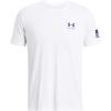 imageUnder Armour Mens Freedom Graphic Short Sleeve TShirt by 1775100 White   Team Royal
