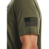 imageUnder Armour Mens Freedom Graphic Short Sleeve TShirt by 1775390 Marine Od Green   Black