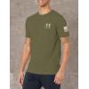 imageUnder Armour Mens Freedom Graphic Short Sleeve TShirt by 1775390 Marine Od Green   Desert Sand