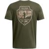imageUnder Armour Mens Freedom Graphic Short Sleeve TShirt by 1775390 Marine Od Green   Timberwolf Taupe