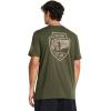 imageUnder Armour Mens Freedom Graphic Short Sleeve TShirt by 1775390 Marine Od Green   Timberwolf Taupe