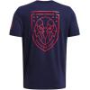 imageUnder Armour Mens Freedom Graphic Short Sleeve TShirt by 1775410 Midnight Navy   Red