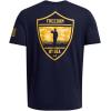 imageUnder Armour Mens Freedom Graphic Short Sleeve TShirt by 1775410 Midnight Navy   Steeltown Gold