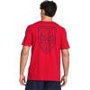 imageUnder Armour Mens Freedom Graphic Short Sleeve TShirt by 1775600 Red   Midnight Navy