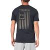 imageUnder Armour Mens Freedom Graphic Short Sleeve TShirt001 Black   Marine Od Green